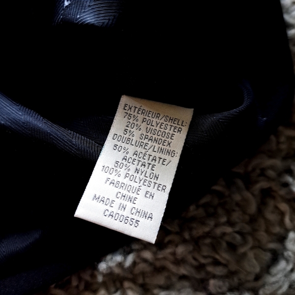 RW&CO | Black women's blazer suit coat light shoulder pads - Picture 10 of 10